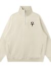 Quarter-Zip Drop Shoulder Sweatshirt