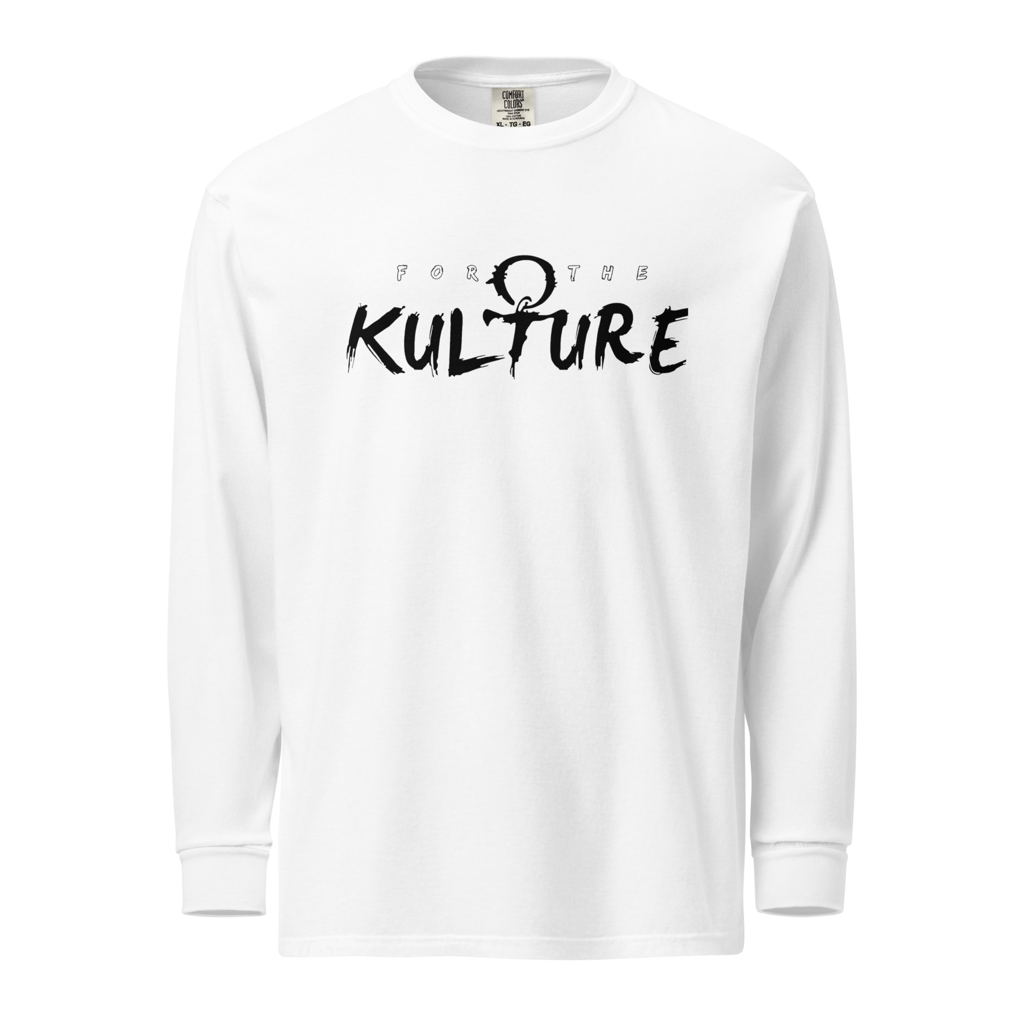 Garment-dyed heavyweight long-sleeve shirt