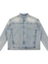 Vintage Wash Zip Denim Jacket